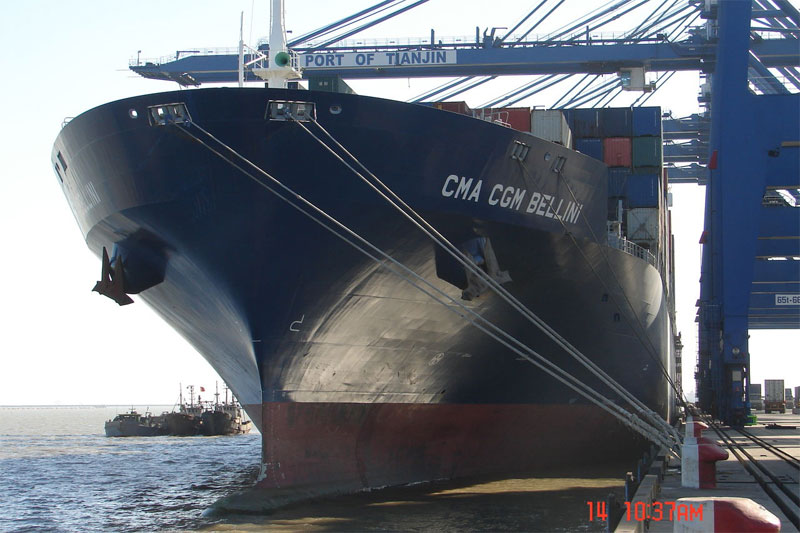 大型钢船选用绿树涂料